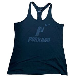 Nike Portland Dri-Fit Balance Tank Top Running Shirt in Black Size XL Active